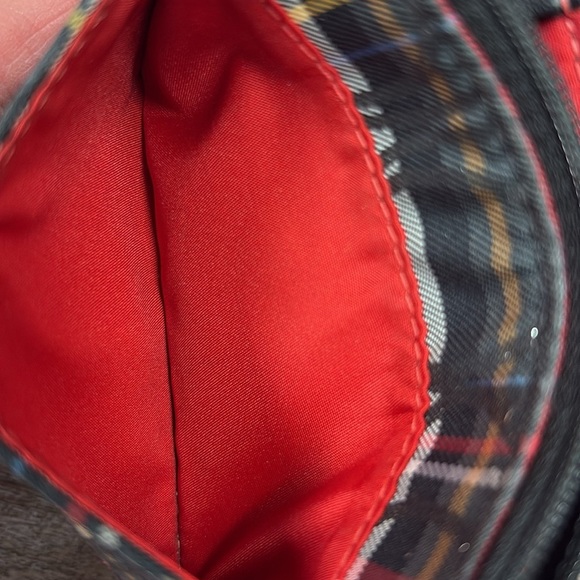 Coach 44145 Tartan Mini Skinny Keychain Wallet ID Holder - Picture 5 of 6